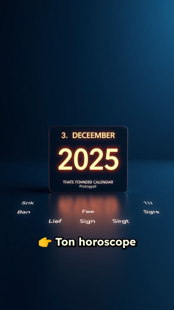 Horoscope du jour : 3 décembre 2025