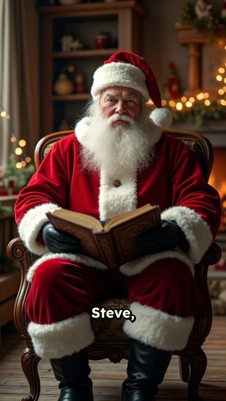 Santa's Stern Warning to Steve