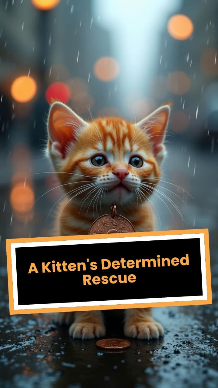 A Kitten's Determined Rescue