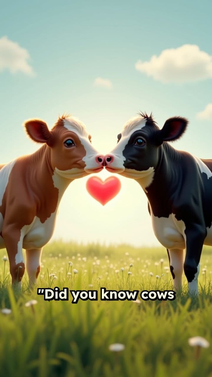 Cows Have Best Friends and Feelings