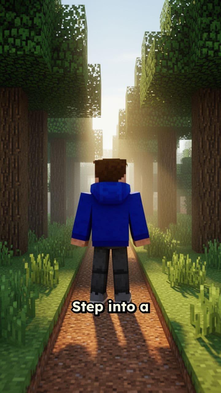 A Peaceful Morning in the Blocky World