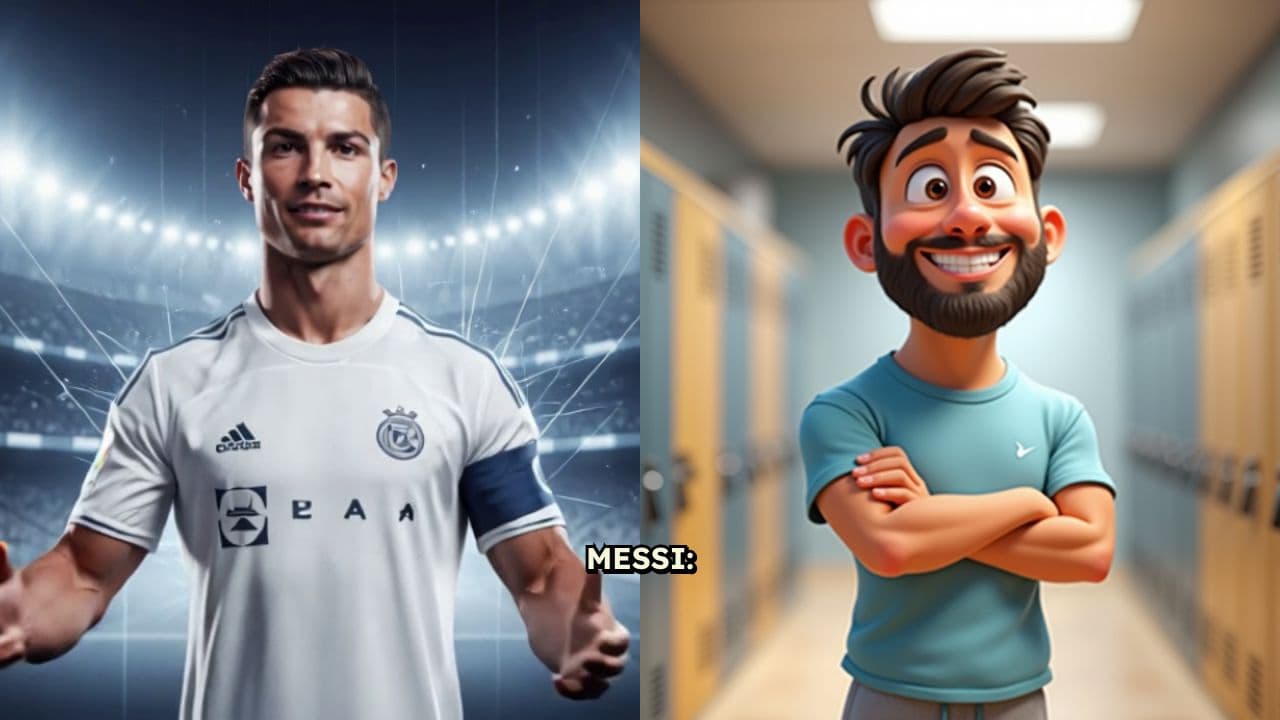 Estudiando en línea con energía futbolera