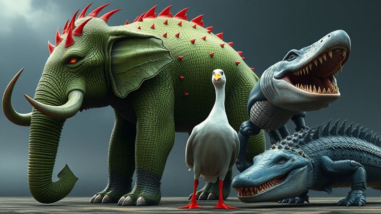 Elemental Rock Creatures Unite