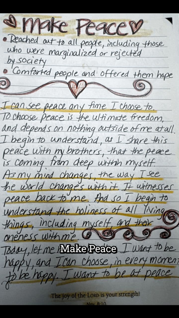 Choosing Inner Peace