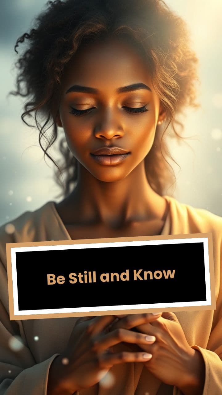 "Be Still" - Divine