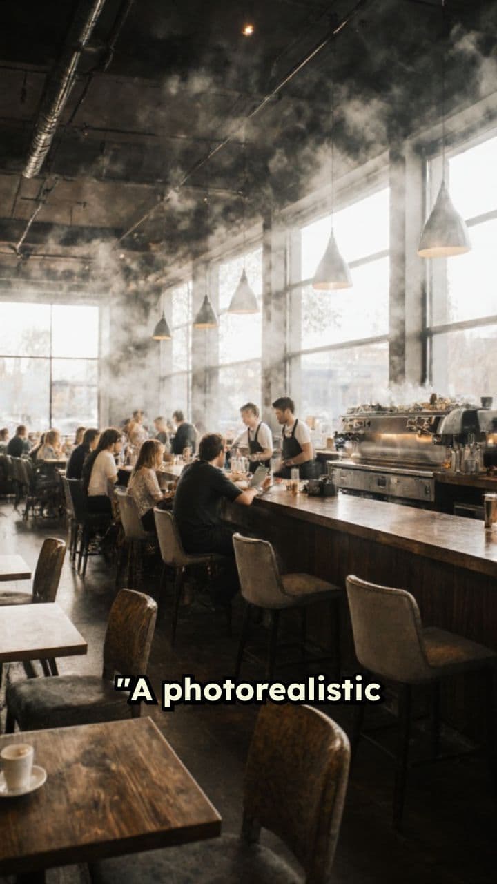 Cat Barista's Fiery Customer Encounter