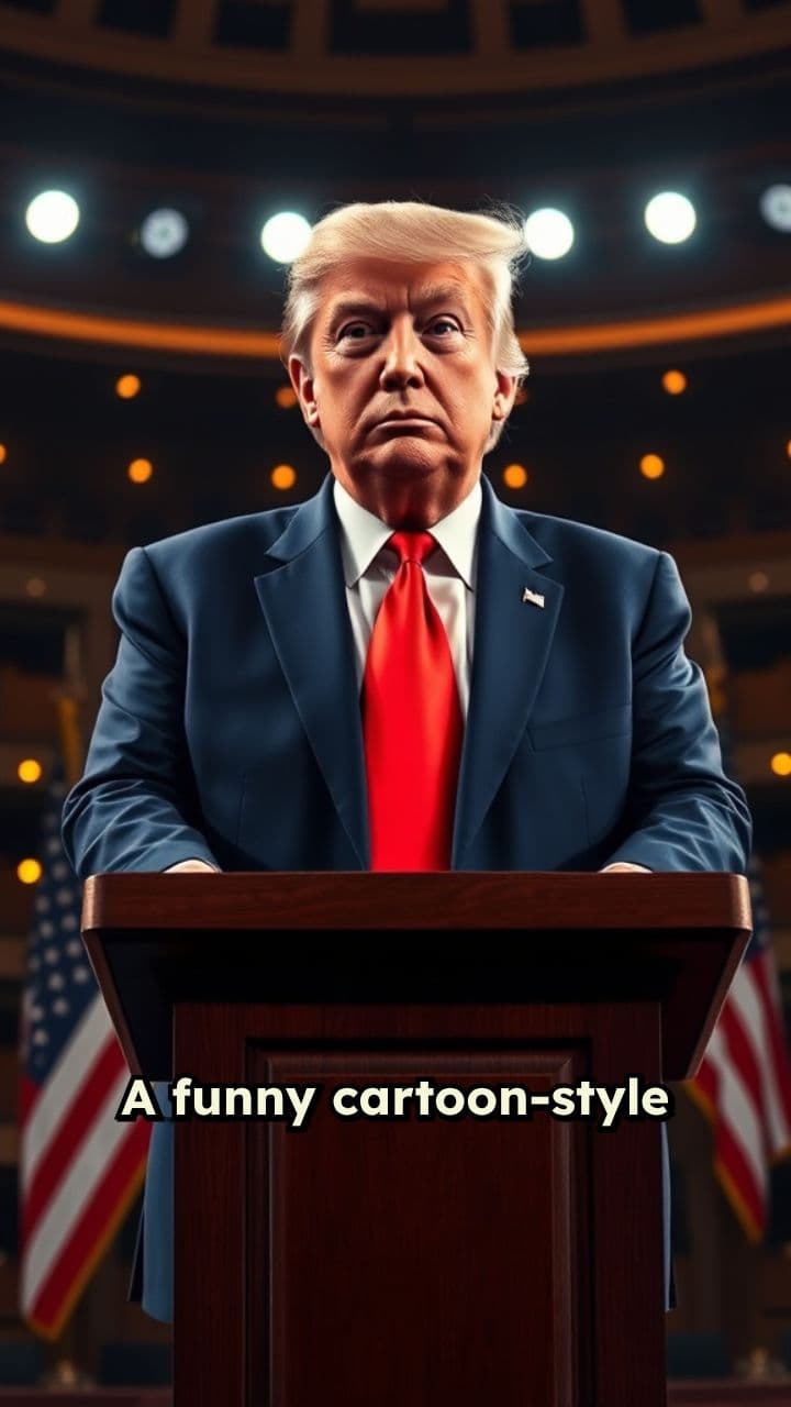 Trump’s Cartoon Rally Rant