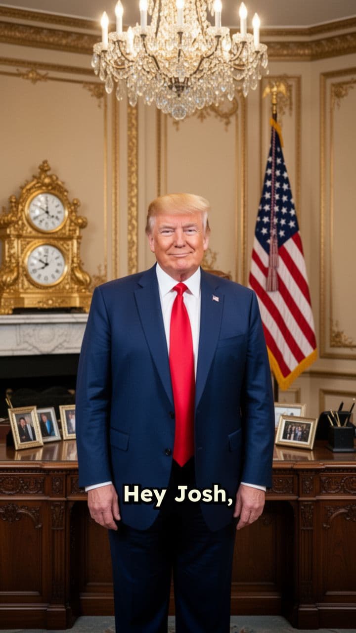 Trump's Birthday Message for Josh