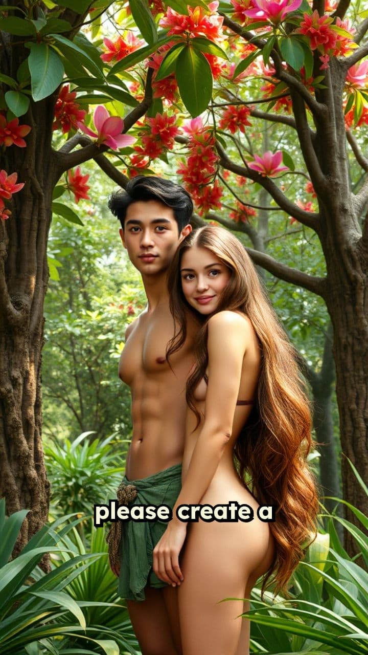 Adam and Eve in Eden