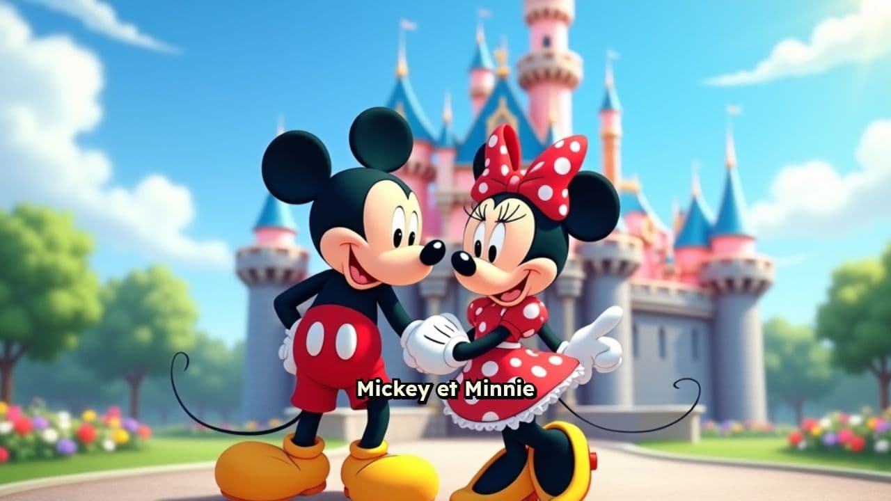 Mickey et Minnie invitent Lucas et Maëlle
