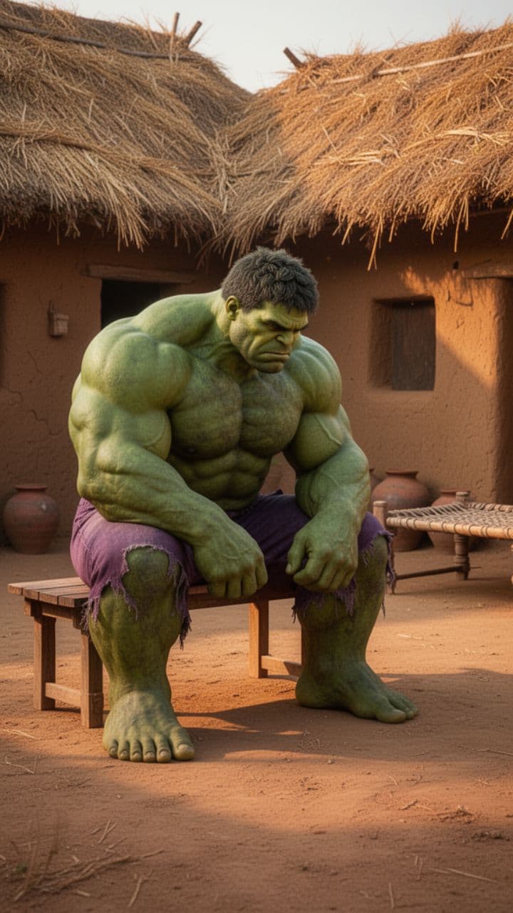 Hulk in the Village: A Hero's Heart