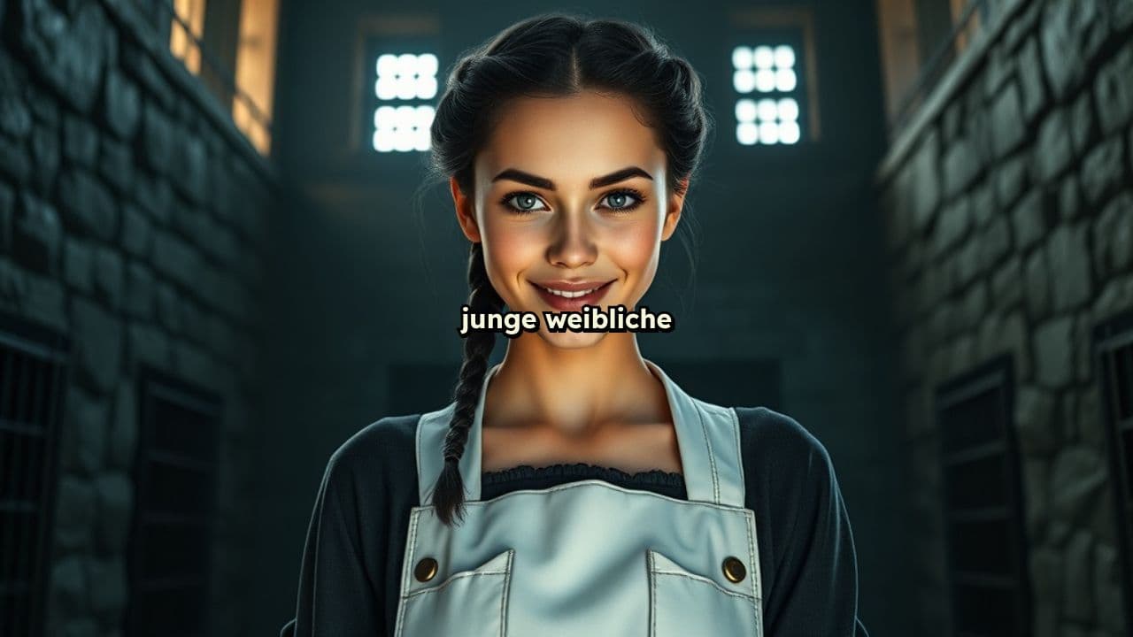 Höhnische Henkerin im Hinrichtungszentrum