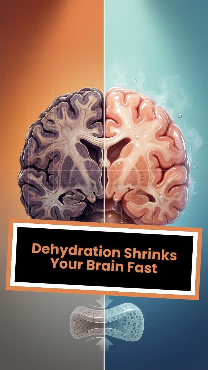 Dehydration Shrinks Your Brain Fast