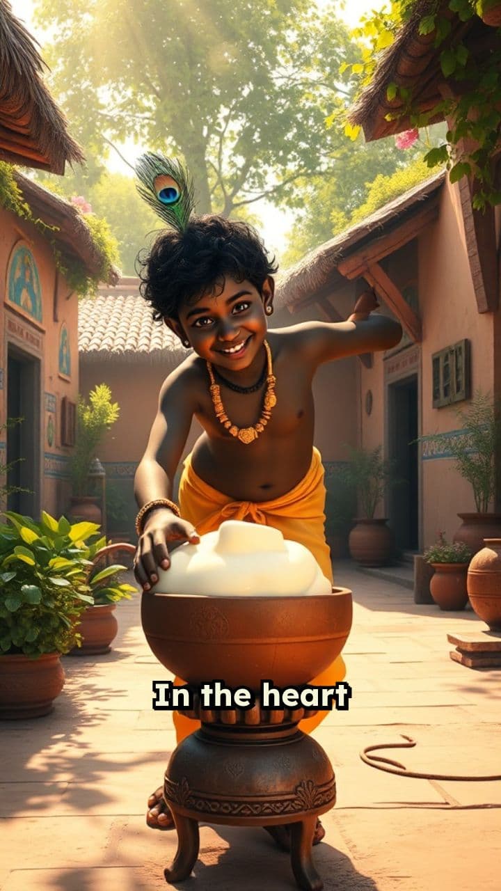 Little Krishna's Butter Delight