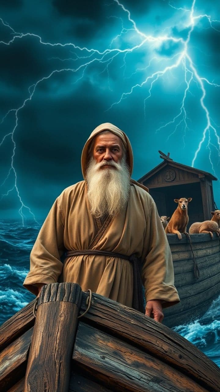 قصة سيدنا نوح في دقيقة