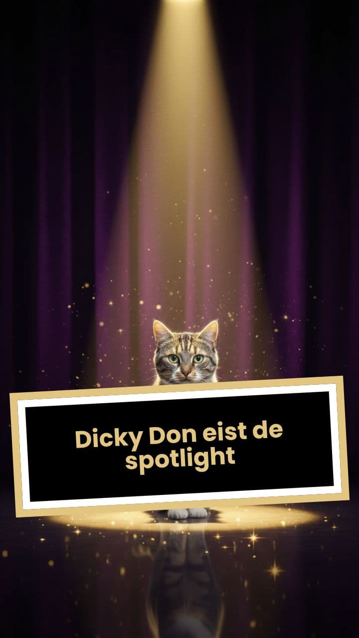 Dicky Don eist de spotlight