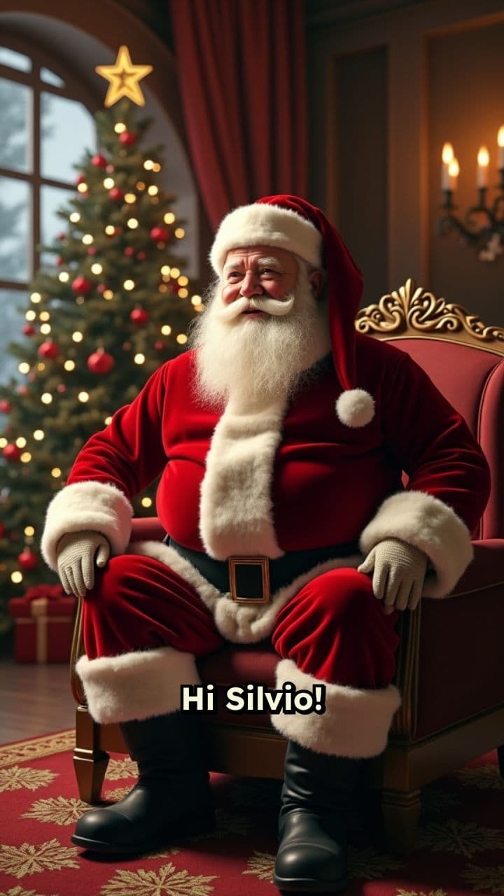 Santa's Special Christmas Eve Message for Silvio