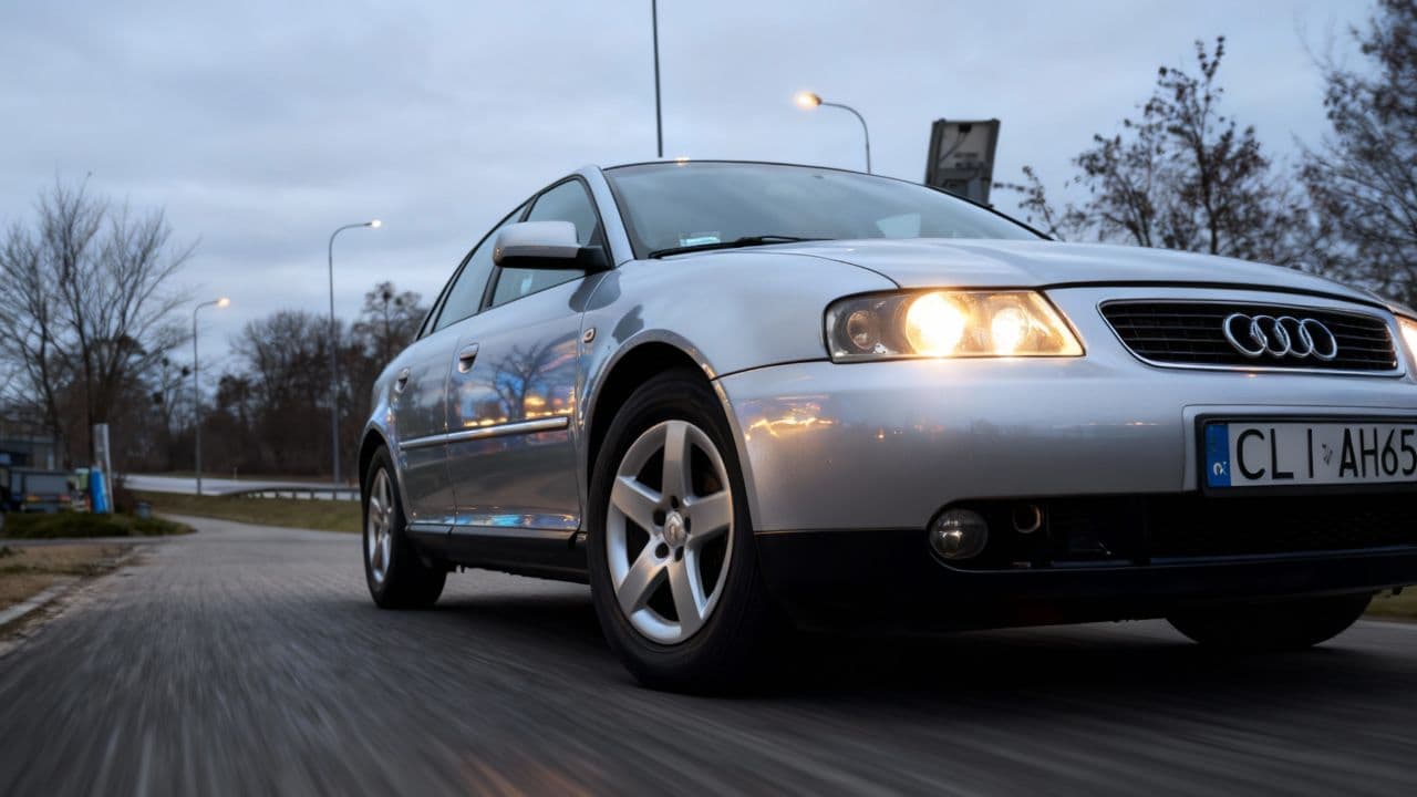 Silver Audi A3: Urban Drive