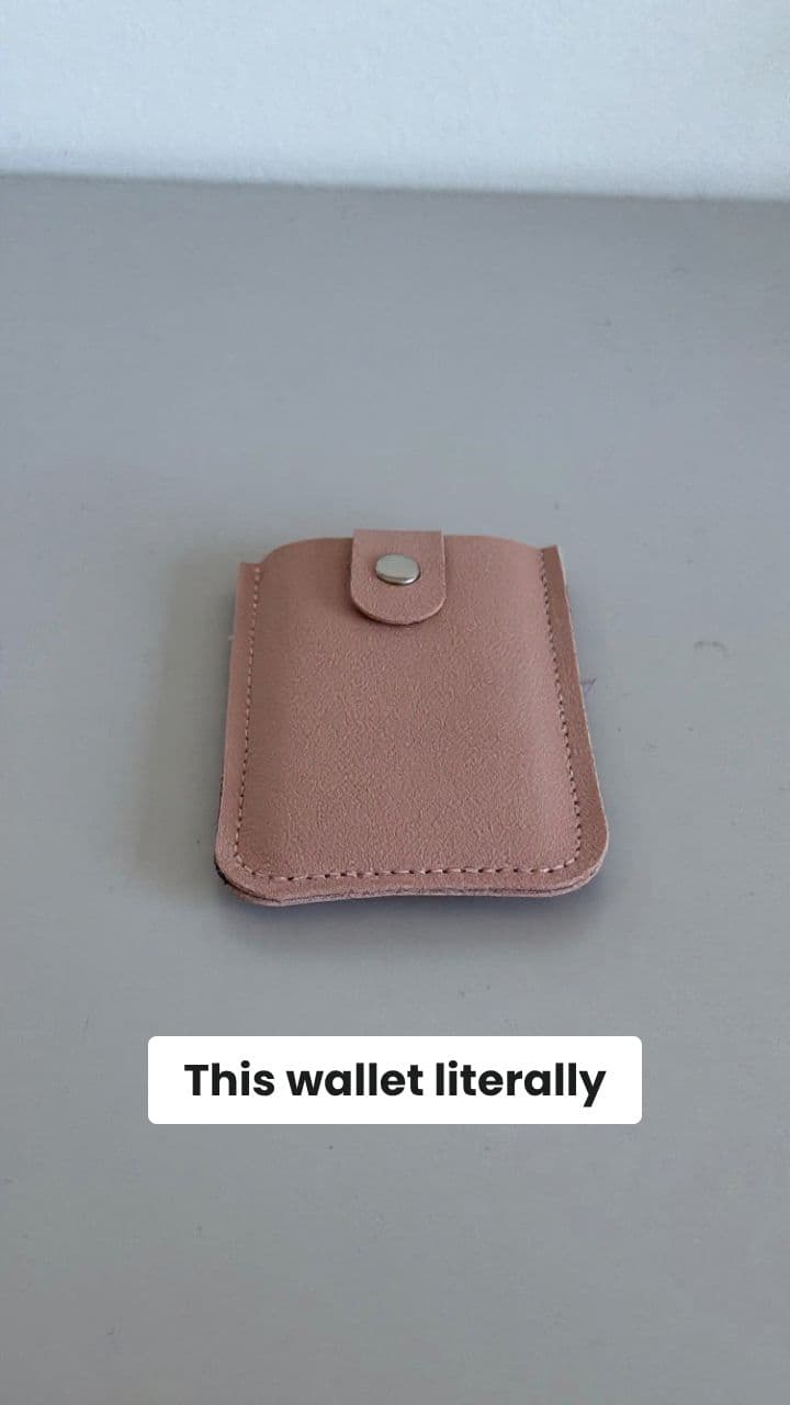 Pull Tab Slim Wallet Essentials