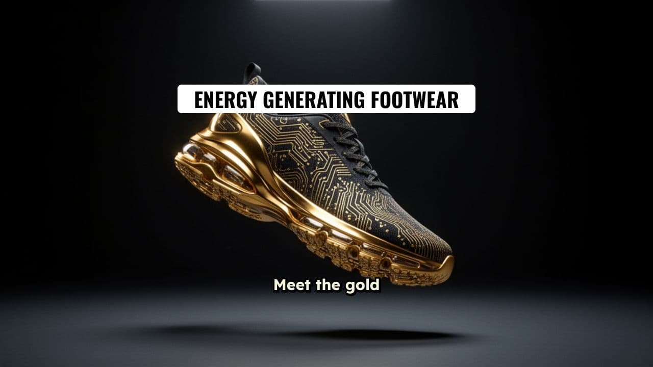 The Kinetic Gold Energy Shoe