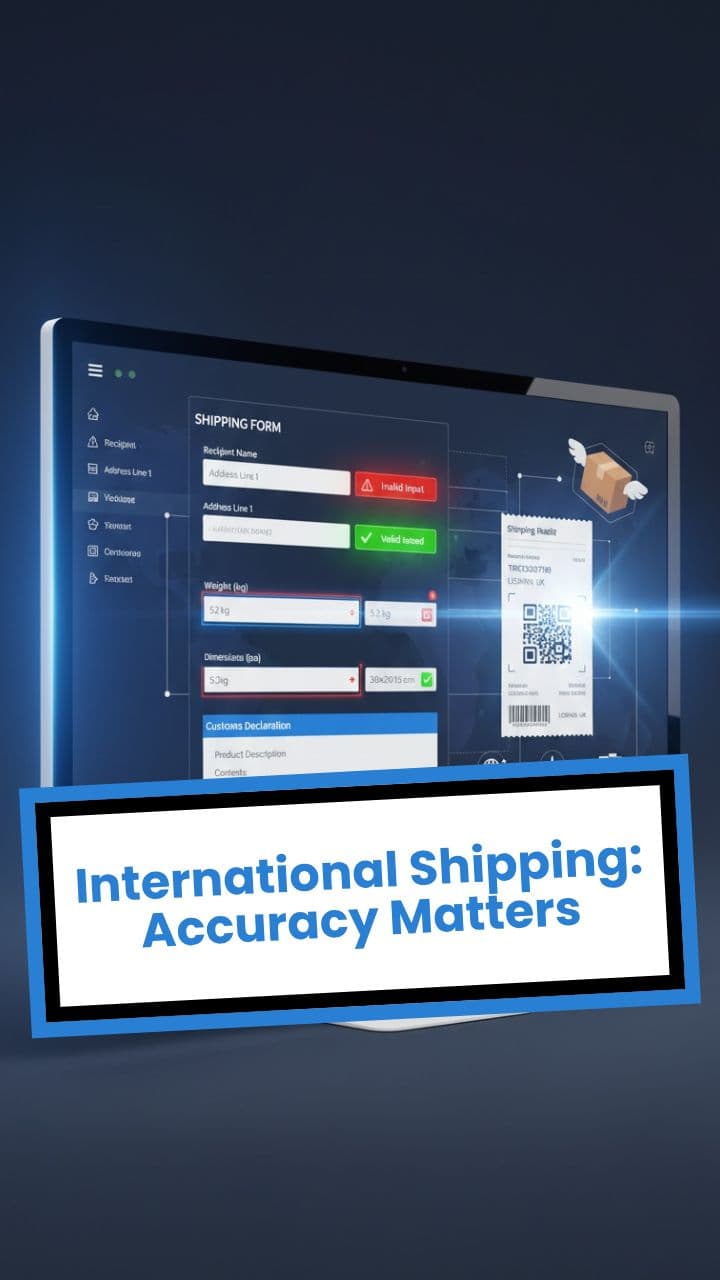 International Shipping: Accuracy Matters