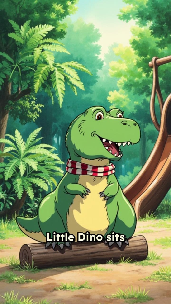 Little Dino Makes a Friend