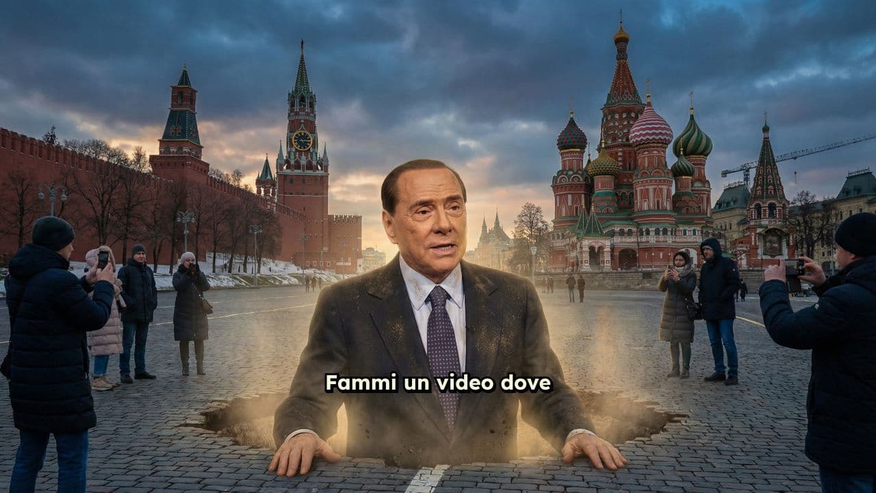 Berlusconi risorge al Cremlino come angelo