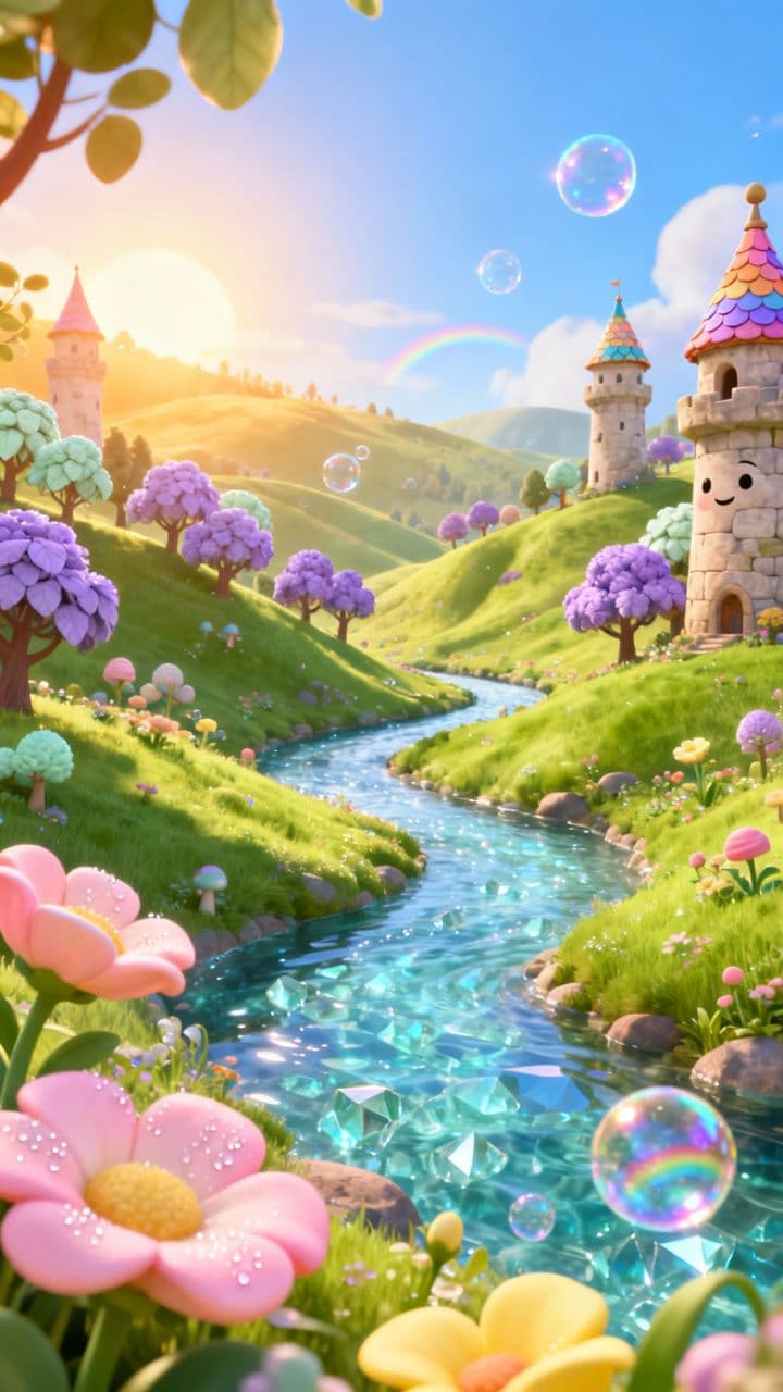 Jerzy’s Tower Tale in Pastel Skies