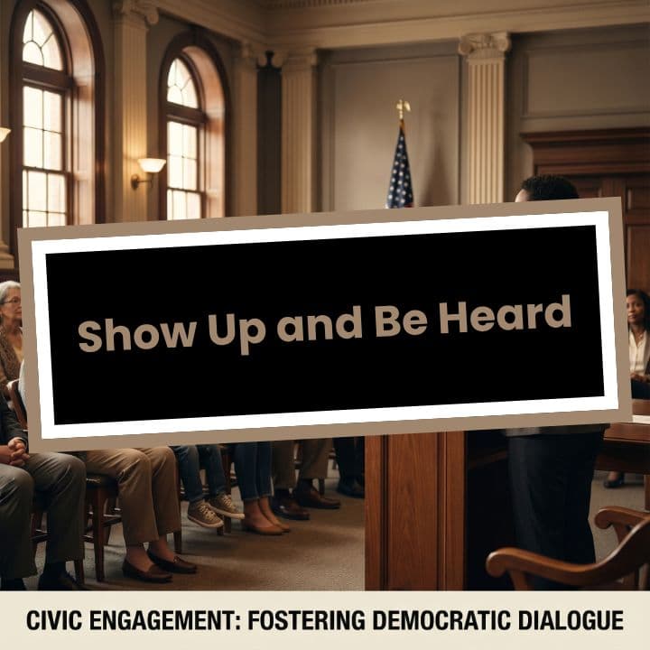 Show Up and Be Heard