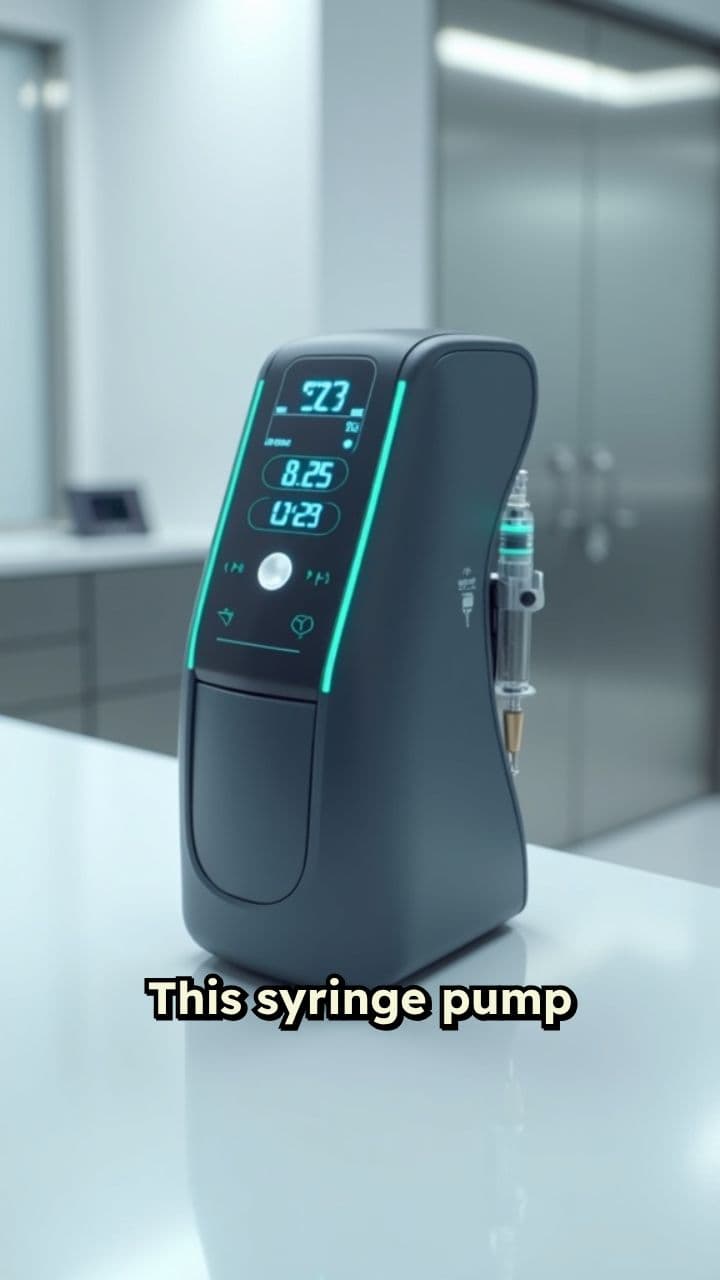 Smart Syringe Pump for Easy Infusion