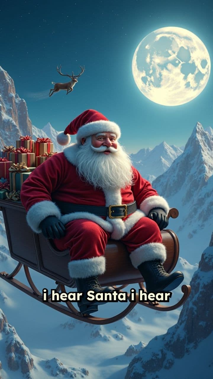 Santa's Sleigh is Flying