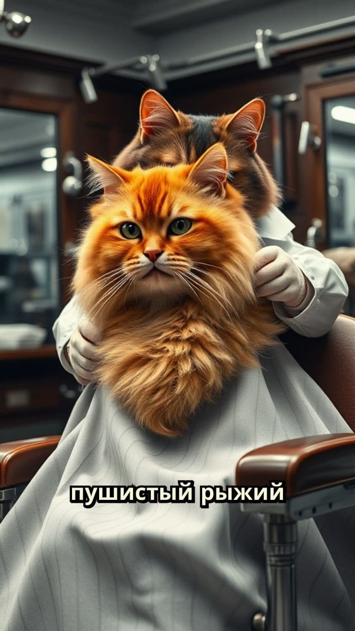 Барбершоп для пушистых котов