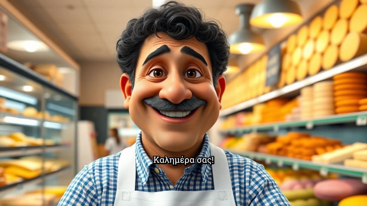 Αγορά τυριού, ζαμπόν και μοσχαριού