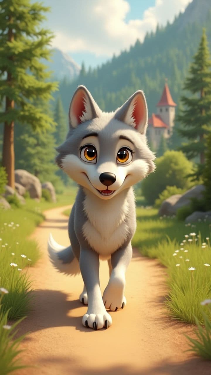 Le loup et le soulier mystérieux