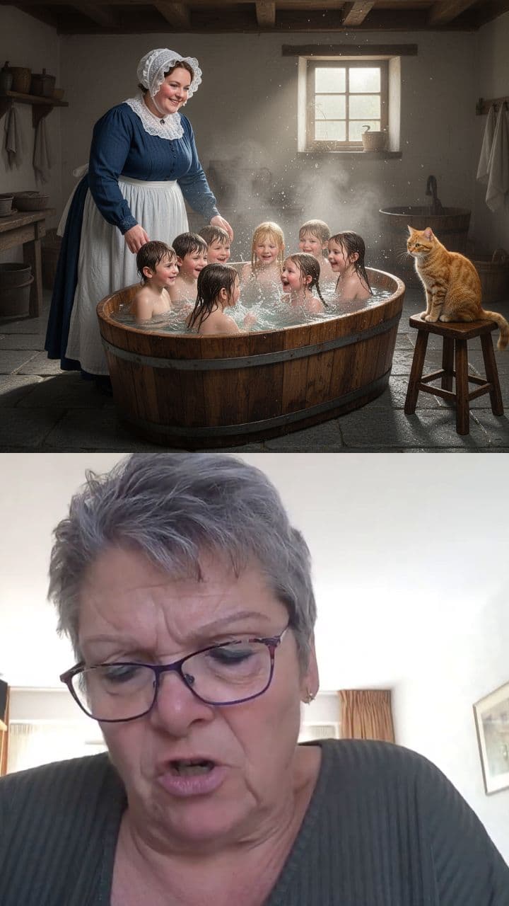 Mother Katrijn's Chaotic Bath Day