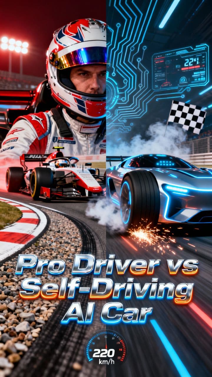 Pro Driver vs. Self-Driving AI Car