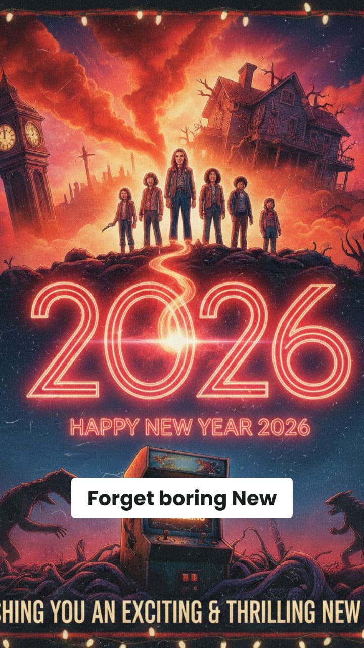 Stranger Things New Year Greeting 2026