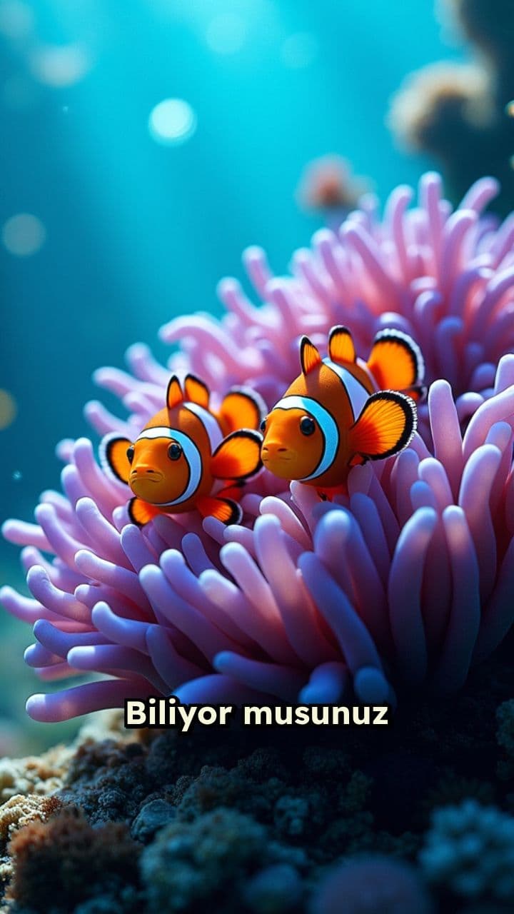 Palyaço Balıkları ve Deniz Anemonları