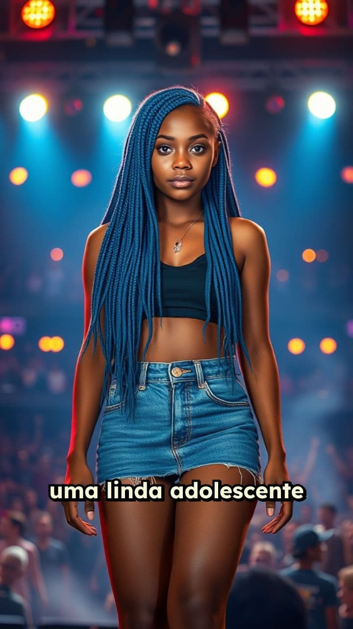 Adolescente Funkeira em Estilo Sensual