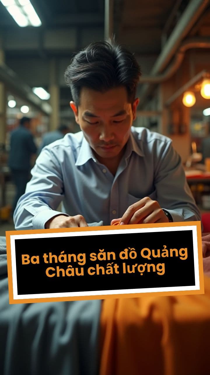 Ba tháng săn đồ Quảng Châu chất lượng