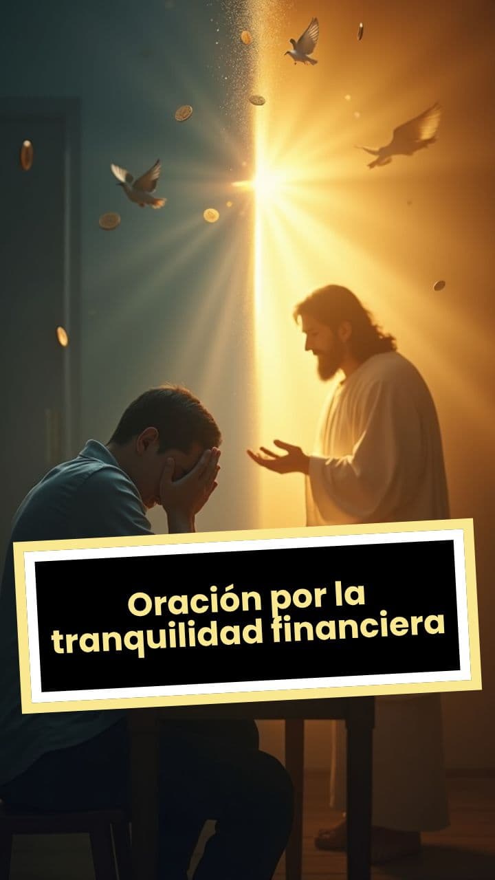 Oración por la tranquilidad financiera