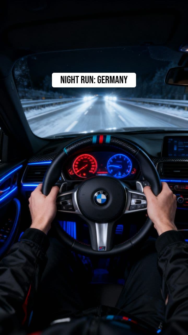 Night POV: BMW M3 Top Speed Run