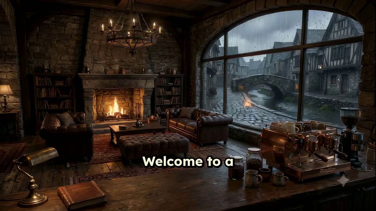 A Rainy Day at the Medieval Coffee House