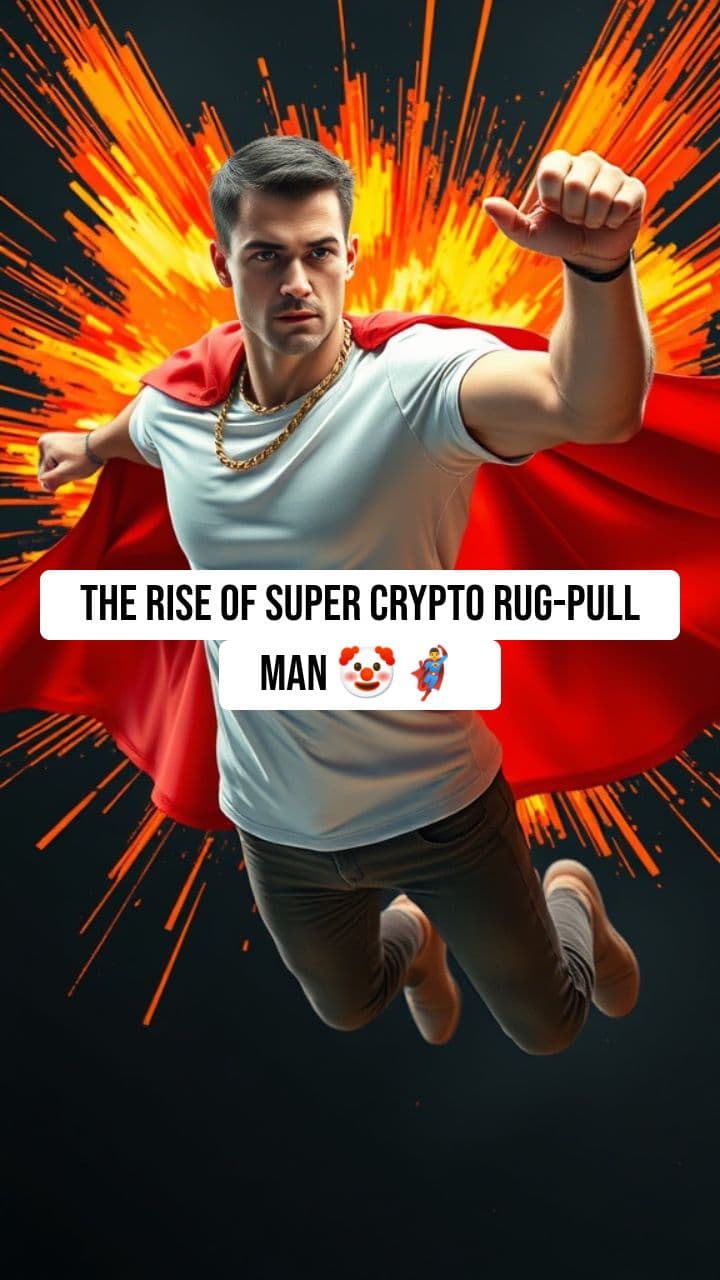 THE RISE OF SUPER CRYPTO RUG-PULL MAN