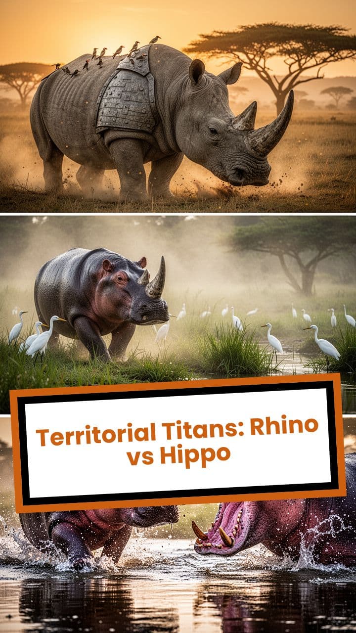 Territorial Titans: Rhino vs Hippo