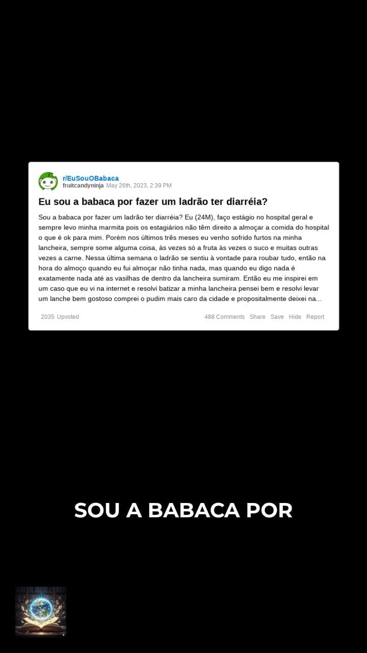 Justiça com laxante na lancheira