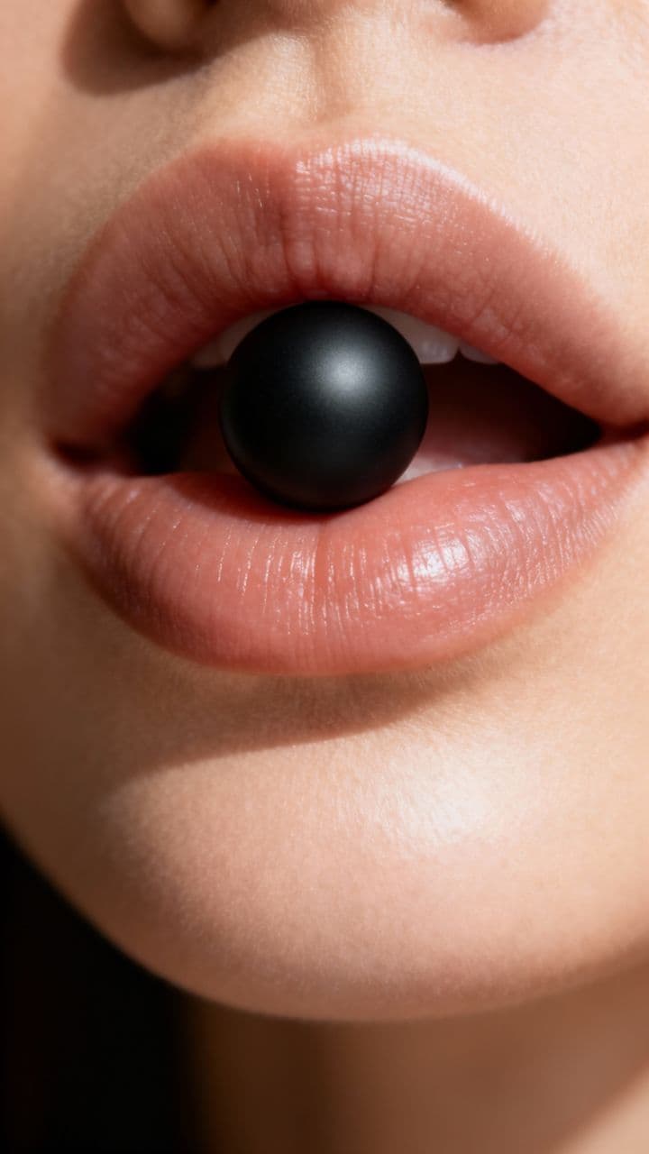 Matte Black Sphere, Liquid Gold Burst