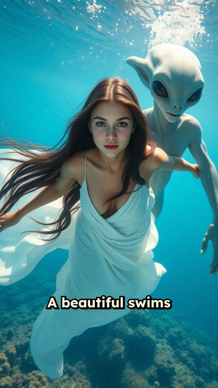 Underwater Embrace of Love