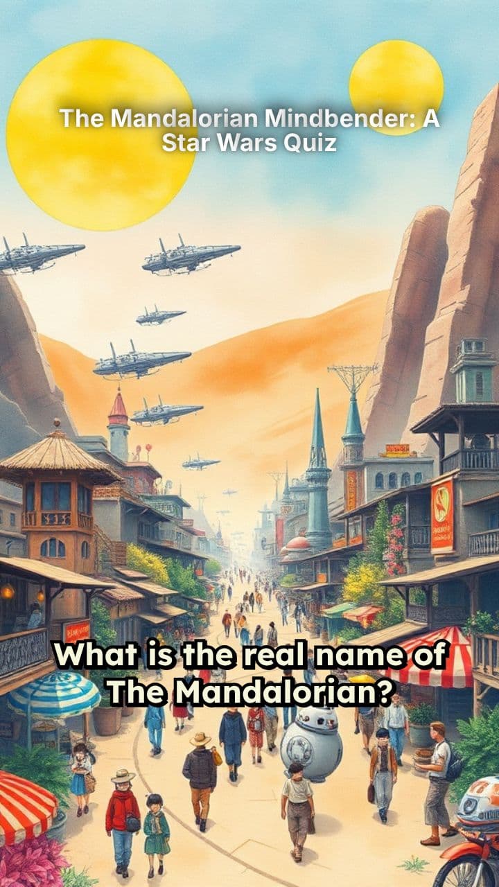 The Mandalorian Mindbender: A Star Wars Quiz