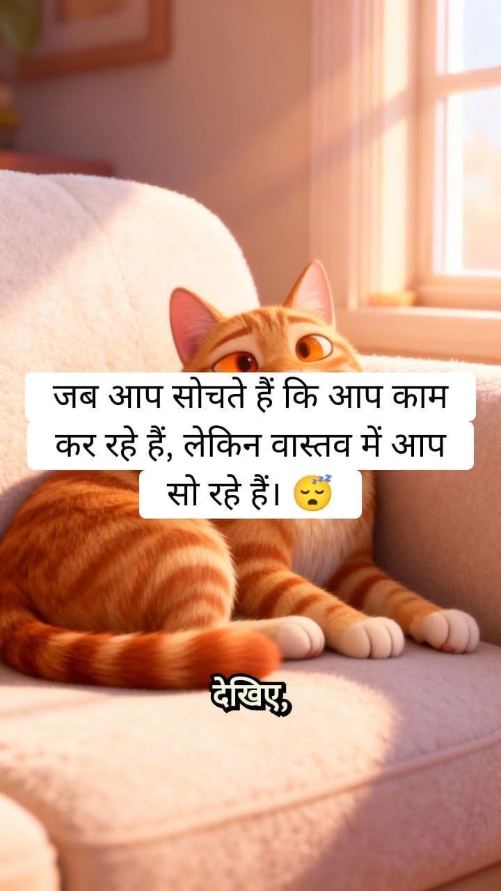 बिल्ली की मजेदार दुनिया